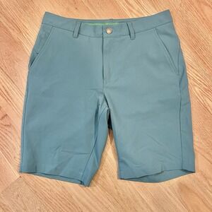 Bonobos Golf Shorts Men's 31 Athletic 10" Green Performance Stretch Wicking